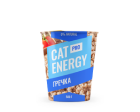 Сине-коричневая баночка cat enerdgy pro, гречка с питанием  для кошек